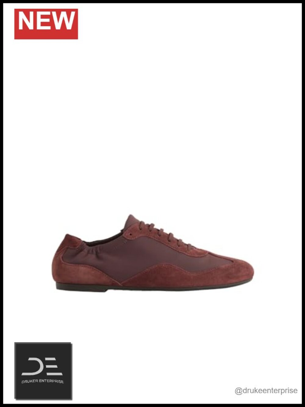 Everlane Ballet Sneaker - Italian Suede & Recycled Nylon Runner with Scrunch